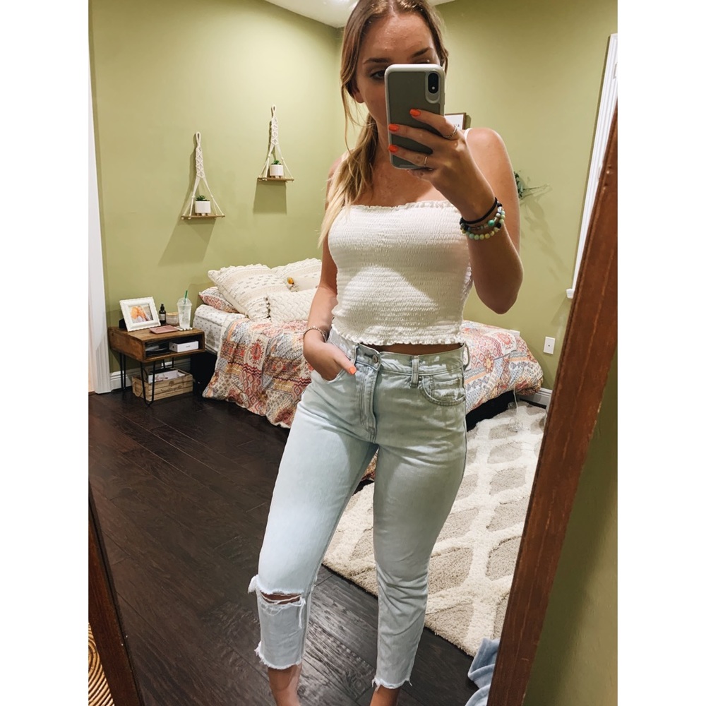 Light wash Mom jeans